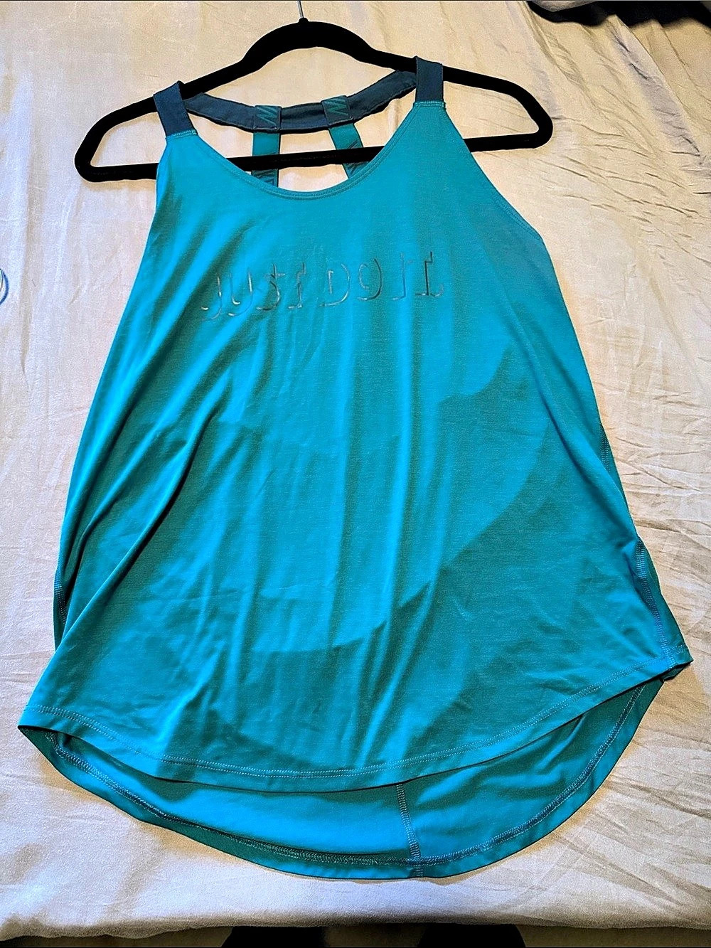 Nike Women's Dri-FIT Tank Top Teal Size Large